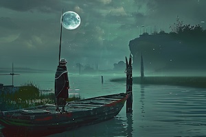 wolkennacht in Amsterdam